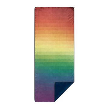 Rumpl Printed Shammy Towel - Rainbow Fade