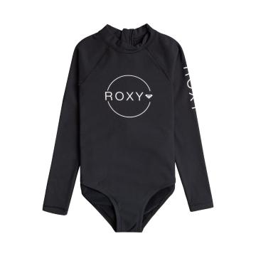 Roxy Youth Girls Long Sleeve Heater Onesie - Anthracite