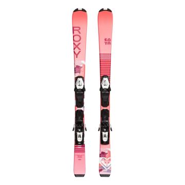 Roxy 2021 Girls Kaya Skis +Salomon L C5 GW Bindings