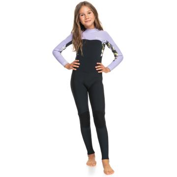 Roxy Girls 3/2 Swell Series Back Zip GBS Wetsuit - Matte Anthracite