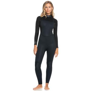 Roxy 3/2 Prologue Women Back Zip Wetsuit - Black