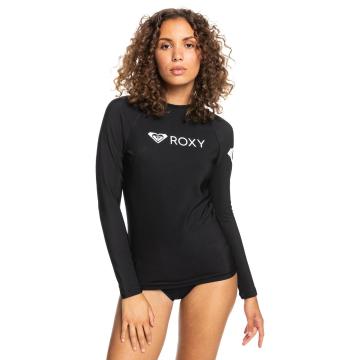 Roxy Women's Heater Long Sleeve Thermal Rash Top - Matte Anthracite