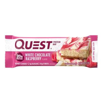 Quest Protein Bars Protein Bar 60g - White Chocolate Raspberry