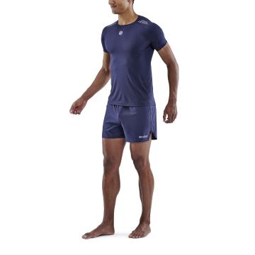Skins Men's Series-3 Short Sleeve Top - Navy / Prcv Vrbl Blue