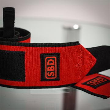 SBD Wrist Wraps (Pair) - Black Red