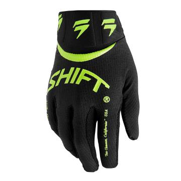 Shift Youth White Label Bliss Gloves - Fluro Yellow