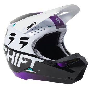 Shift White Label UV Helmet - White/Ultraviolet
