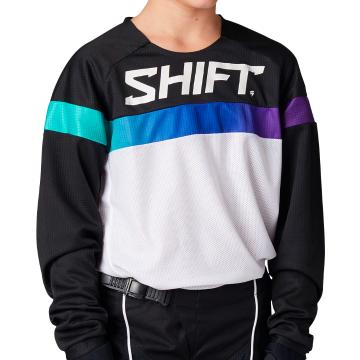 Shift Youth White Label Ultra Jersey - White/Ultraviolet