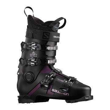 Salomon Women's Shift Pro 90 AT Ski Boots - Black / Burgendy