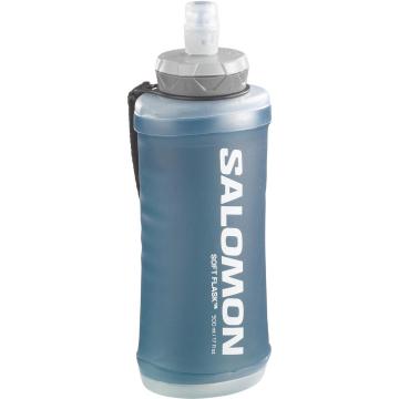 Salomon Active Handheld Drink Bottle - Black / Slate / Grey