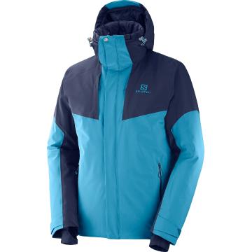 Salomon 2021 Men's Icerocket Jacket - Lyons Blue/Nght Sky