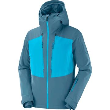 Salomon 2022 Men's Highland Snow Jacket - Mallard Blue