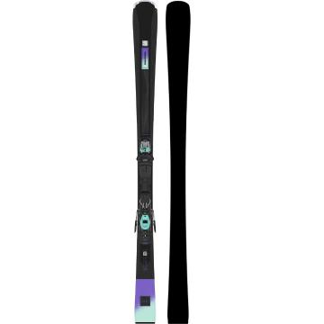 Salomon 2023 Women's E S/MAX N°6 XT Skis + M10 GW F80 - Black