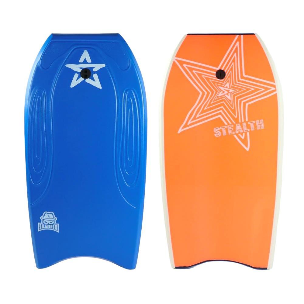 Silencer EPS Bodyboard with Coil Leash