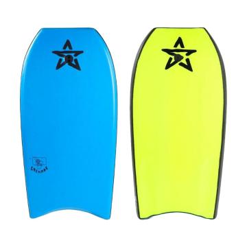 Stealth Grenade PE Bodyboard with Coil Leash 44in