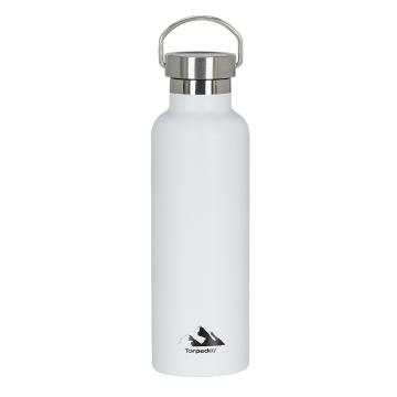 Torpedo7 Double Wall Stainless Steel Vacuum Bottle 750ml - White / Prcvcloudypink
