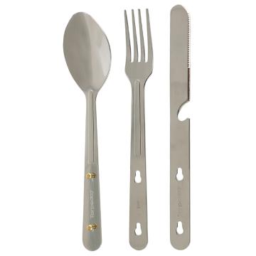 Torpedo7 Essentials Stainless Steel Cutlery Set - Silver