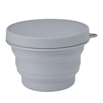 Torpedo7 Collapsible Small Bowl & Lid 500ml - Grey