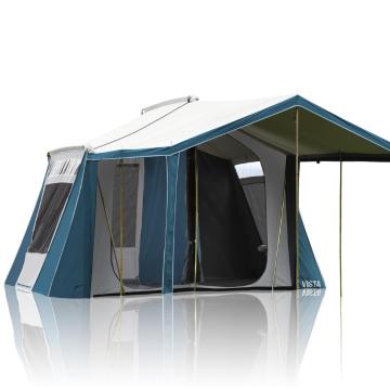 Torpedo7 Vista Single Room Canvas Tent - Khaki/Camo