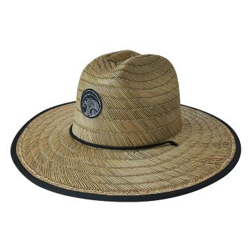 Torpedo7 Women's Straw Hat - Natural / Black Floral