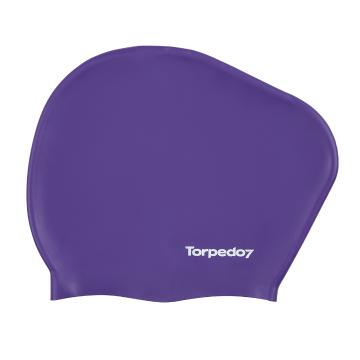 Torpedo7 Adult Long Hair Swim Cap - Purple