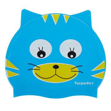 Torpedo7 2022 Kids Cat Swim Cap