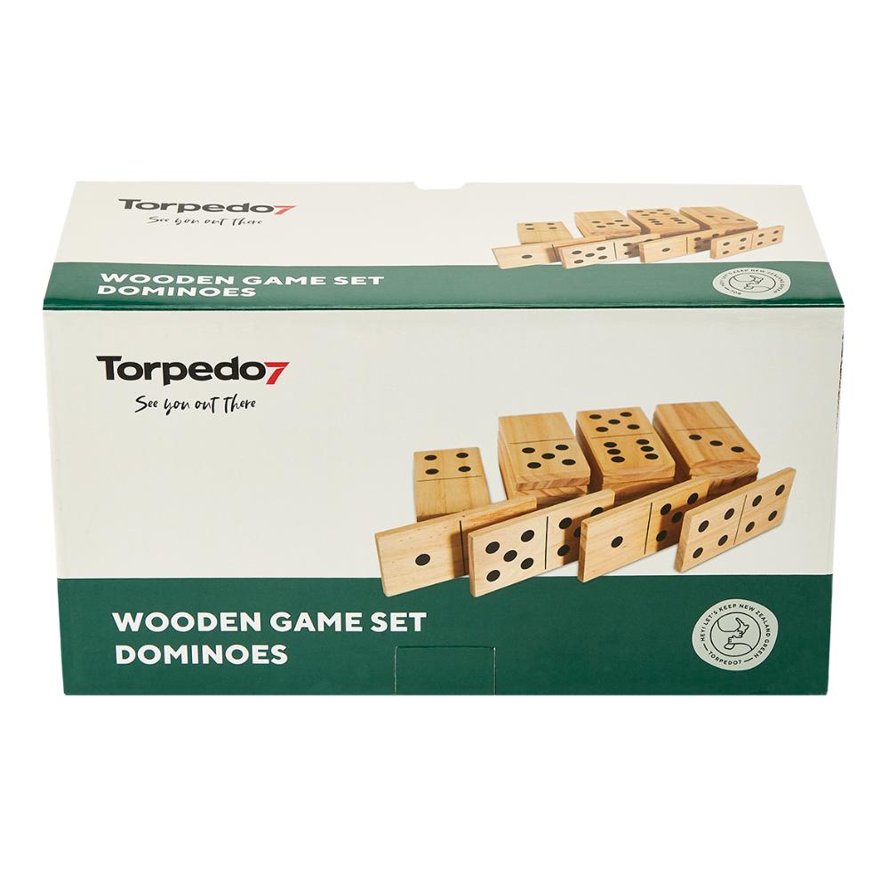 Wooden Game Set Dominoes