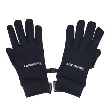 Torpedo7 Adults Peak Micro Fleece Liner Gloves - Black