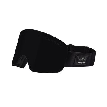 Torpedo7 Adult Crater Snow Goggles with Spare Lens - Black