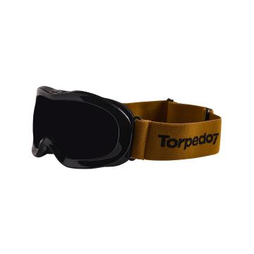 Torpedo7 Cosmic Junior Snow Goggles - Black / Tan