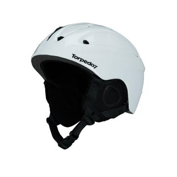 Torpedo7 Kids Rebel Snow Helmet - White Gloss / Graphic