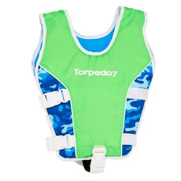 Torpedo7 Kids Swim Vest - Fluro Green
