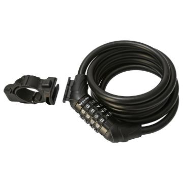 Torpedo7 Combination Cable Lock with Bracket