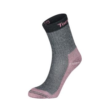 Torpedo7 Kids Incline Medium Hike Socks - Pink Marle