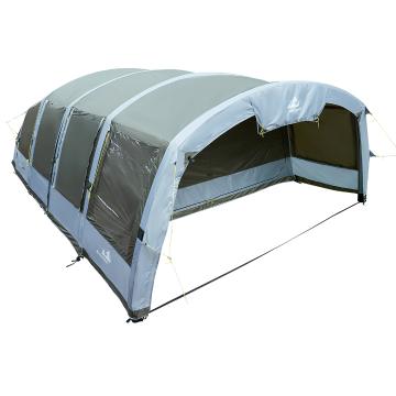 Torpedo7 Settlement Inflatable Tent Lge 6 Person - Blackout - Alloy/Leaf