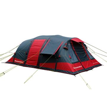 Torpedo7 Seconds Air series 600 Inflatable Tent - Chilli Red/Grey