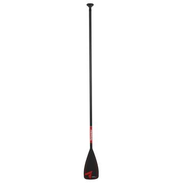 Torpedo7 Race Full Carbon SUP Paddle - 1 piece - Black Red