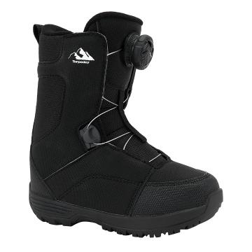 Torpedo7 Kids Grom Snowboard Boots - Black