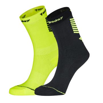 Torpedo7 Cycle Kit Socks 2 Pack - Black/Yellow