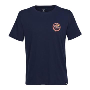 Torpedo7 Men's Ecopulse Short Sleeve Explore Graphic T Shirt - Navy Blazer
