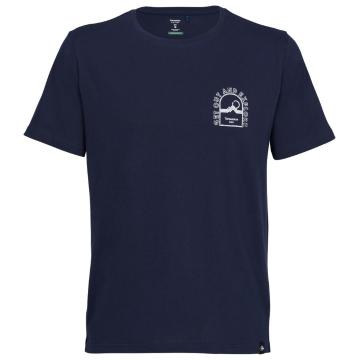 Torpedo7 Men's Ecopulse Organic Chest Print T-Shirt - Navy Blazer