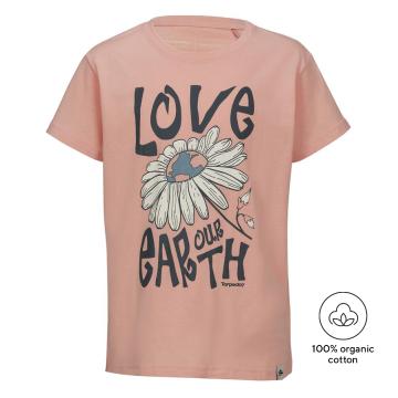 Torpedo7 Girls Short Sleeve Explore Graphic T-Shirt - Blossom