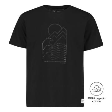 Torpedo7 Men's Ecopulse Short Sleeve Explore Graphic T-Shirt - Black