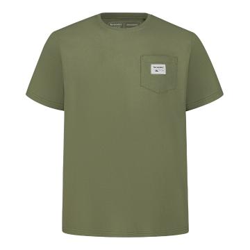 Torpedo7 Men's Ecopulse Short Sleeve Pocket T-Shirt V2 - Deep Lichen Green 