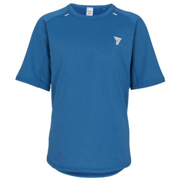 Torpedo7 Boys Vibe Active T Shirt - Blue Coral Marle