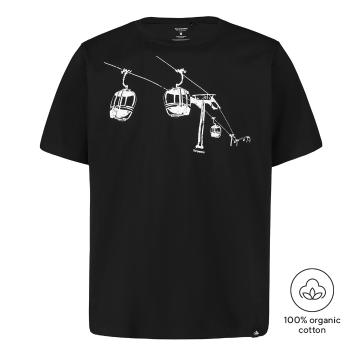 Torpedo7 Men's Organic Graphic Short Sleeve T-Shirt Chair Li - Black