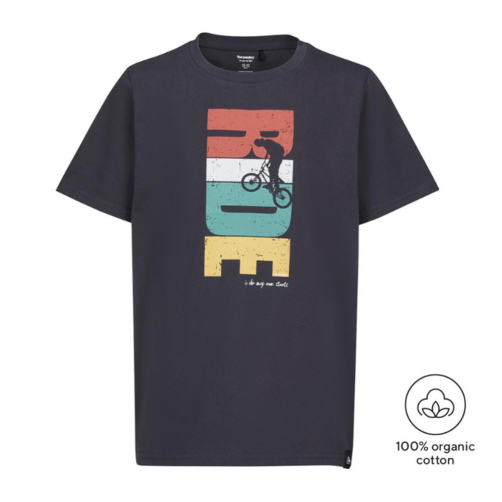 Boys Organic Graphic Short Sleeve Ride T-Shirt
