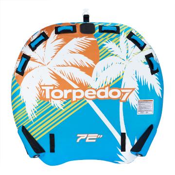 Torpedo7 Seconds Astro 3 Person Towable Tube 72in - Palm