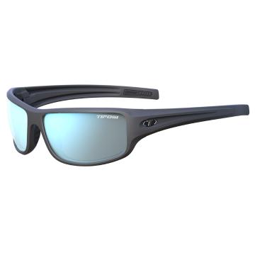 Tifosi Bronx Sunglasses - Matte Gunmetal  Smoke Bright Blue