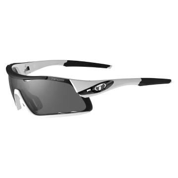 Tifosi Davos Sunglasses  - White/Blk/Smoke/AC Red/Clear L